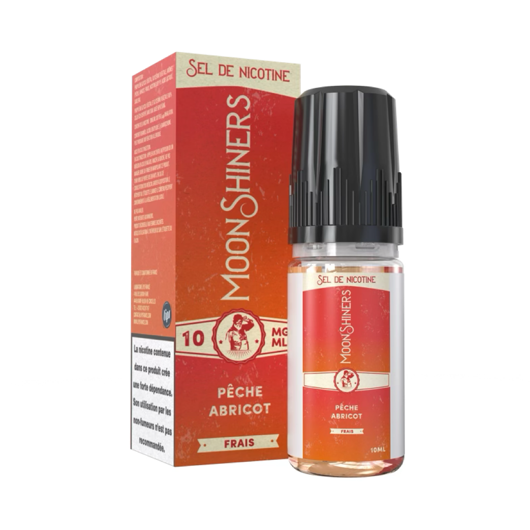MOONSHINERS Salt Pêche Abricot Frais 10ML