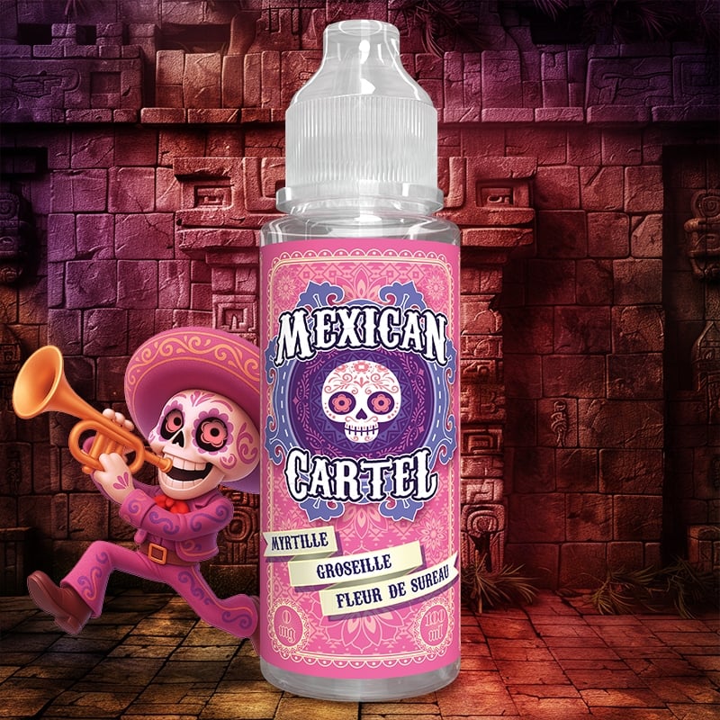 MEXICAN CARTEL Myrtille Groseille Fleur De Sureau 100ML