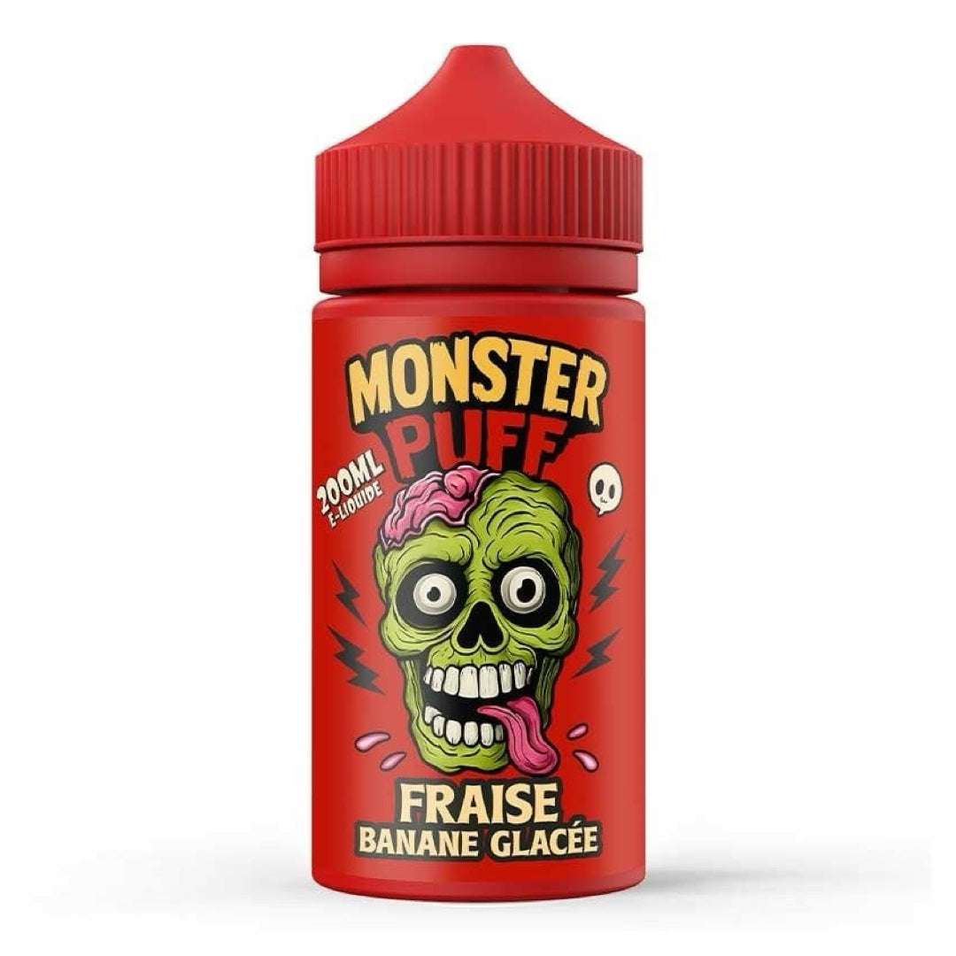 MONSTER PUFF Fraise Banane Glacée 200ML