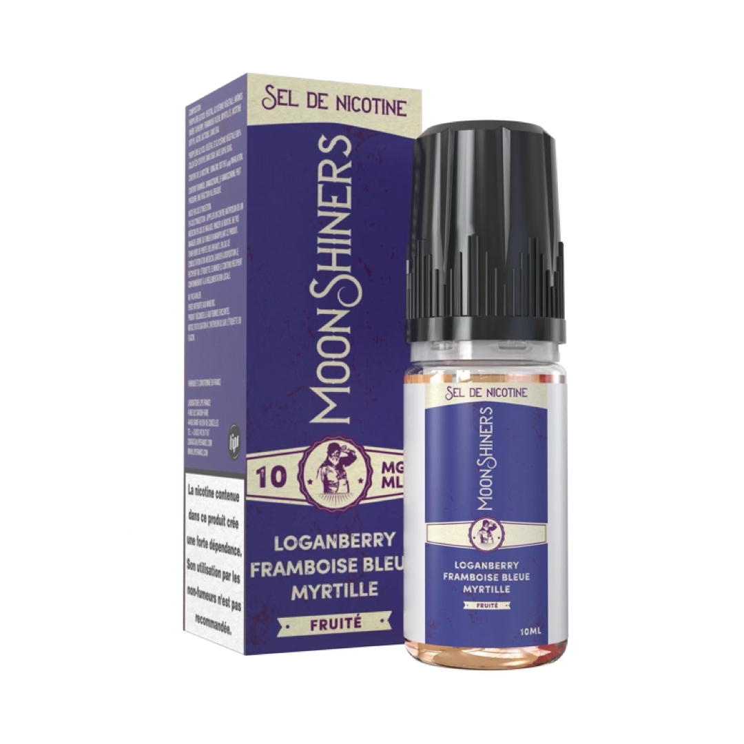 MOONSHINERS Salt Loganberry Framboise Bleue Myrtille 10ML