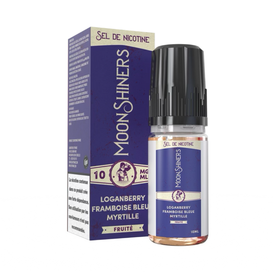 MOONSHINERS Salt Loganberry Framboise Bleue Myrtille 10ML