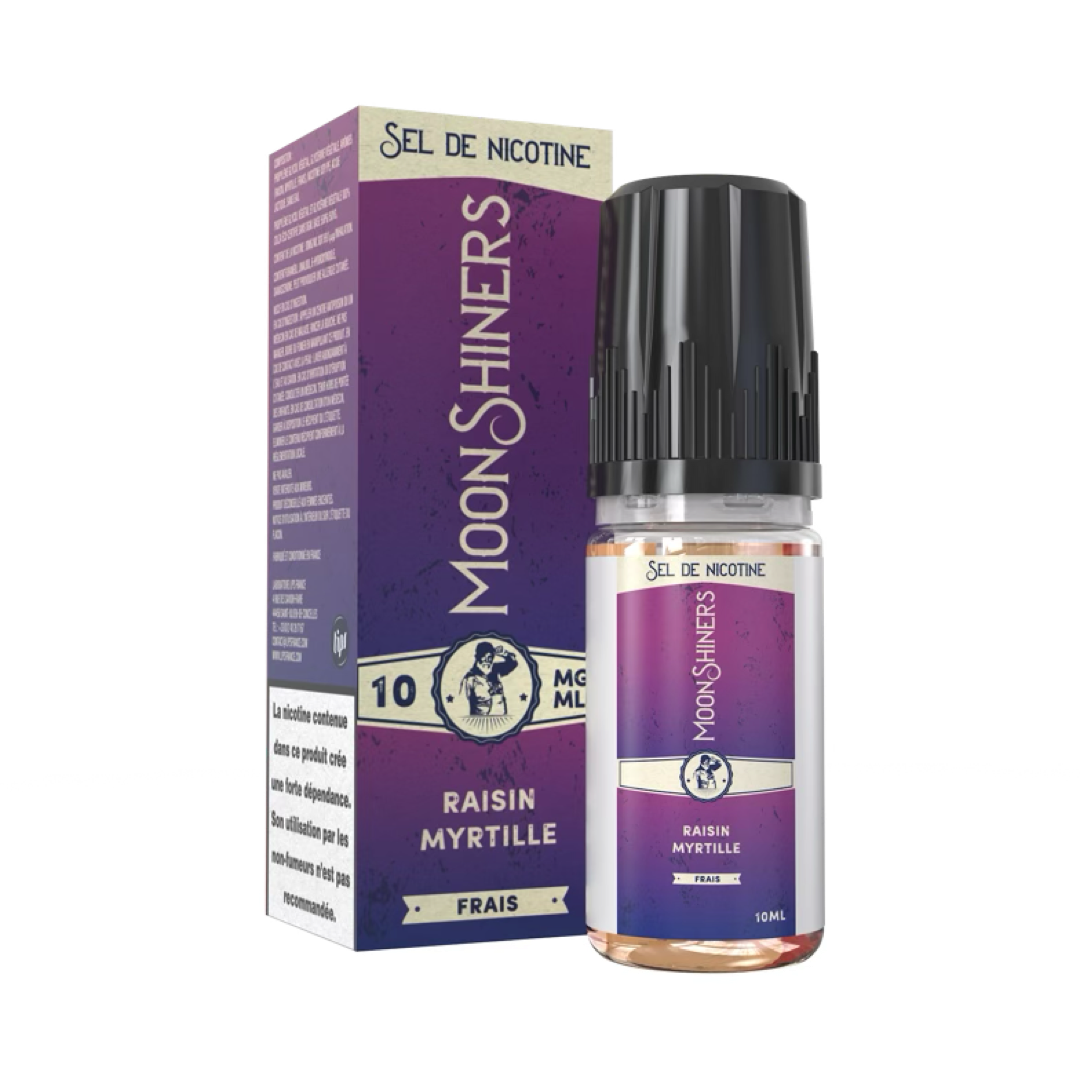MOONSHINERS Salt Raisin Myrtille Frais 10ML