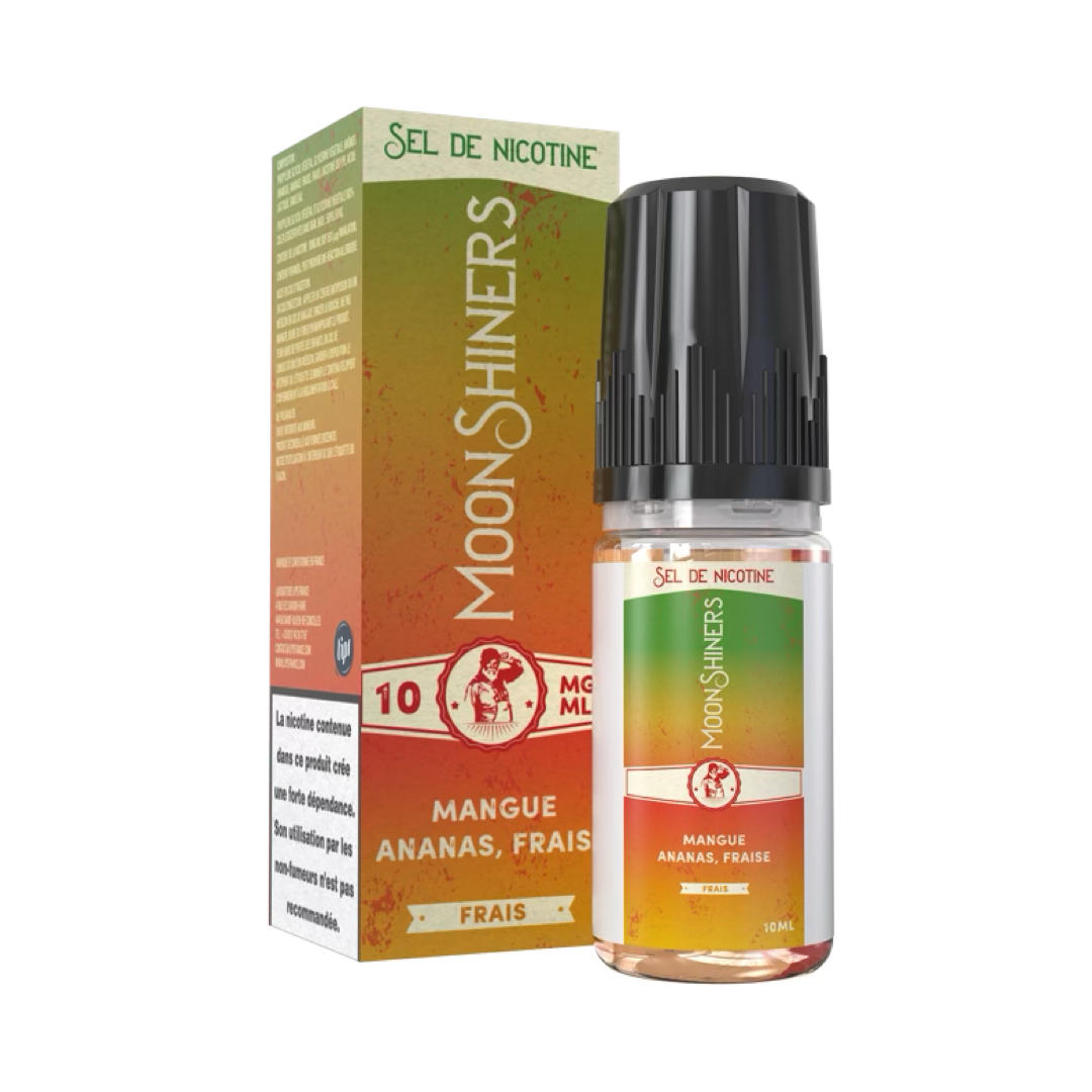 MOONSHINERS Salt Mangue Ananas Fraise Frais 10ML