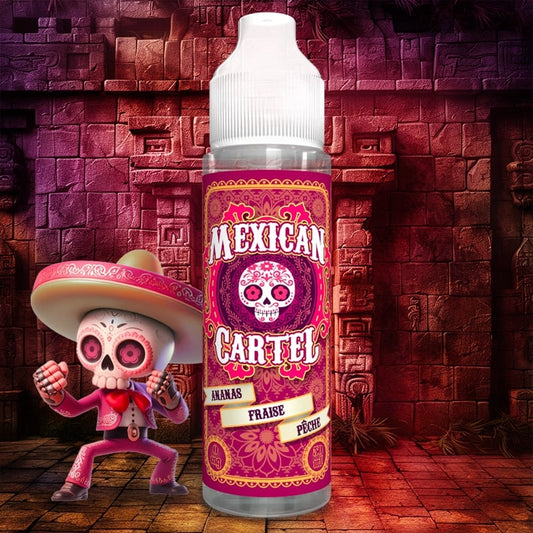 MEXICAN CARTEL Ananas Fraise Pêche 50ML