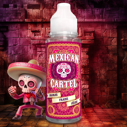MEXICAN CARTEL Ananas Fraise Pêche 100ML
