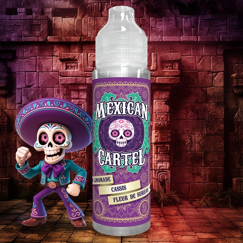 MEXICAN CARTEL Limonade Cassis Fleur De Sureau 50ML