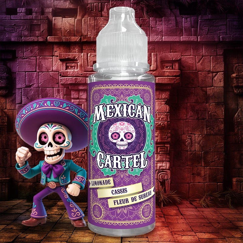 MEXICAN CARTEL Limonade Cassis Fleur De Sureau 100ML