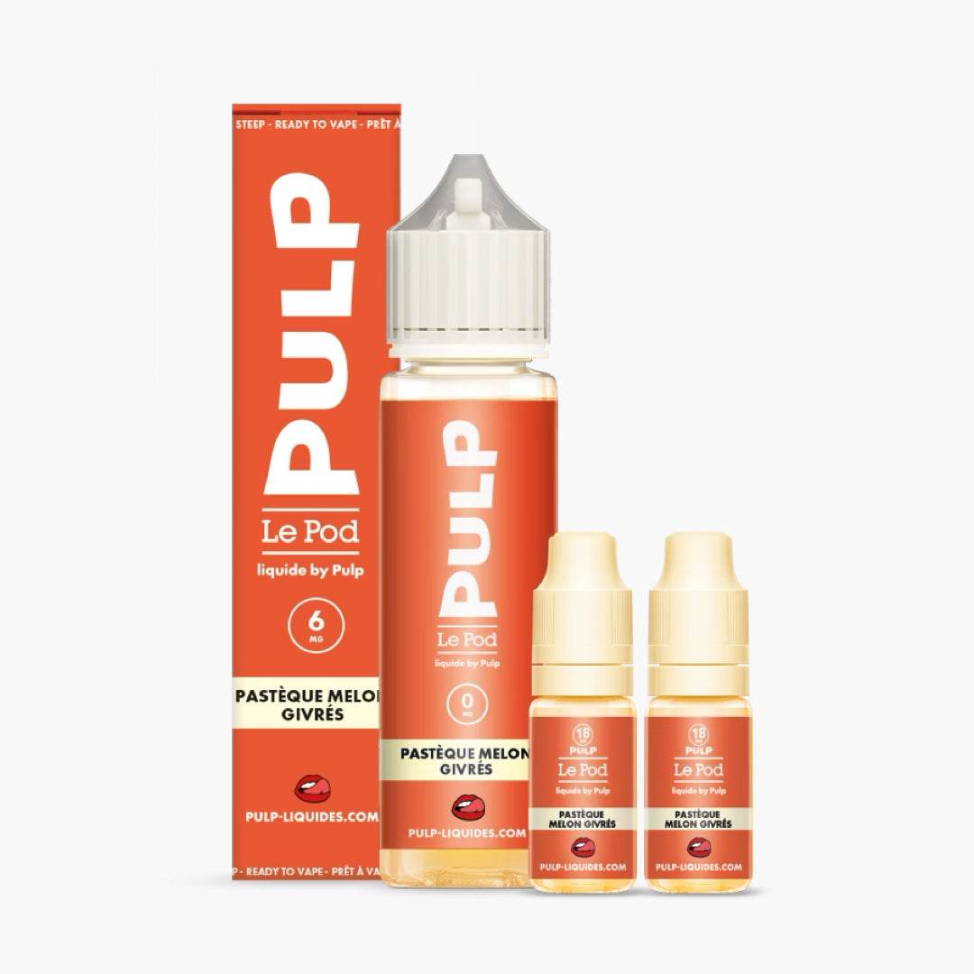 PULP Le Pod Pastèque Melon Givrés 6mg  50ML