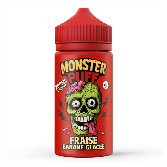MONSTER PUFF Fraise Banane Glacée 200ML